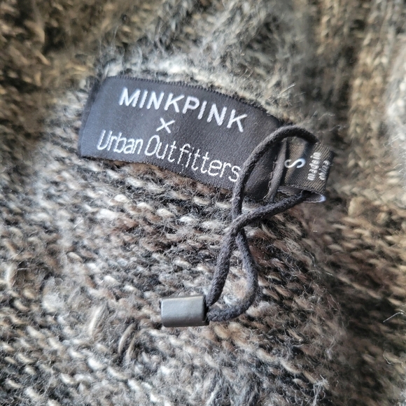 Minkpink X Urban Outfitters Fringe Knit Cardigan Small - Picture 7 of 11